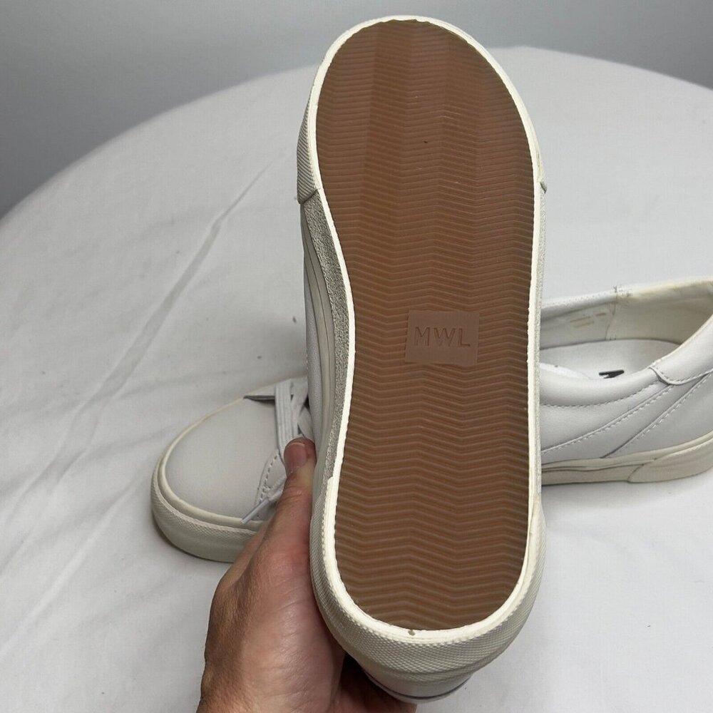Madewell Womens $88 Sidewalk Low-Top Sneakers White Size 10 ND989 - Picture 10 of 13